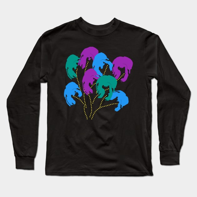 Fantasy flower vector Long Sleeve T-Shirt by Fadmel